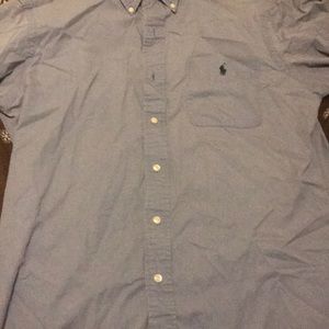 Ralph Lauren blue pocket shirt medium classic fit
